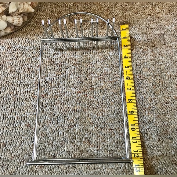 Small Silver Multi Hook Retail Countertop Craft Show Table Display Tableletop - Picture 6 of 8